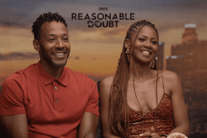 "Reasonable Doubt" stars Emayatzy Corinealdi (Jax) and McKinley Freeman (Lewis)